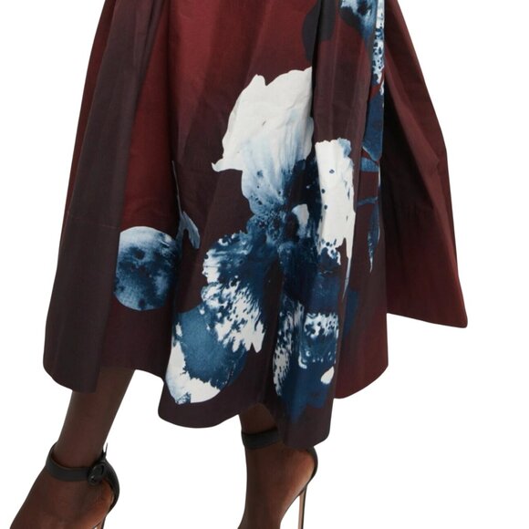 Erdem Floral cotton faille midi dress Size 4 UK, XS US NEW - Picture 7 of 11